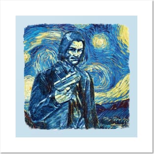 John Wick Van Gogh Style Posters and Art